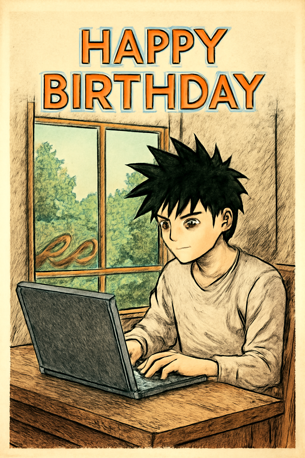 Example of a personalized card