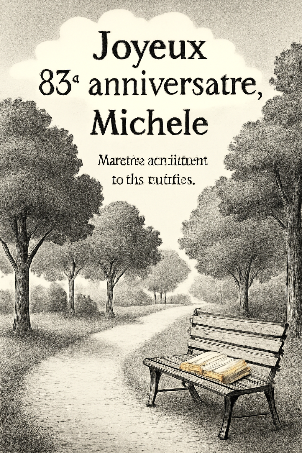 Example of a personalized card